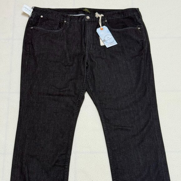 NWT Tommy Bahama Island Crafted New Cooper Authentic Pants -Black Rinse-Size 42